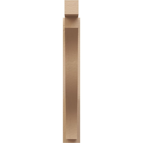 Ekena Millwork 5 1/2-in W x 28-in D x 40-in H Funston Block Rough Cedar Woodgrain TimberThane Outlooker, Primed Tan - OUTUR055X28X40FST44RCPR