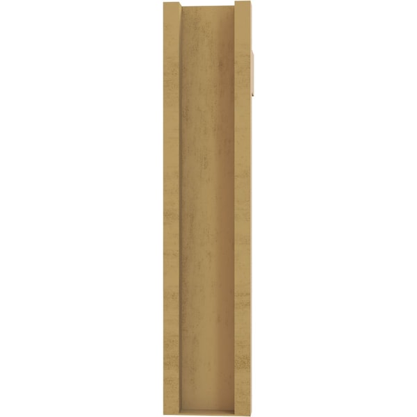Ekena Millwork 5 1/2-in W x 22-in D x 26-in H Balboa Block Rough Cedar Woodgrain TimberThane Outlooker, Primed Tan - OUTUR055X22X26BOA44RCPR