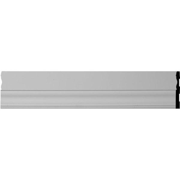 Ekena Millwork 4 1/8"H x 5/8"P x 94 1/2"L Smooth Classic Panel Moulding - PML04X01CL