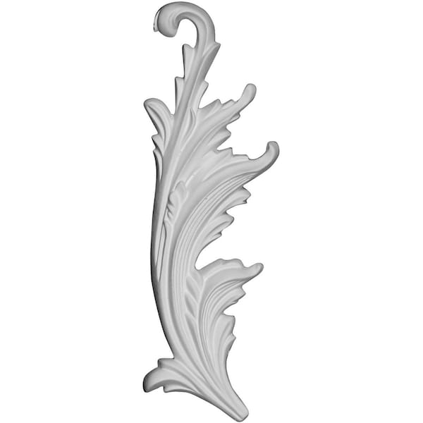 Ekena Millwork 3 1/8"W x 9 1/8"H x 7/8"P Robin Scroll Onlay, Left - ONL03X09X01RB-L