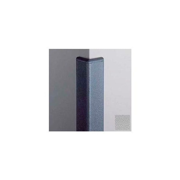 Pawling Surface Mounted Corner Guard 90Deg, 2'' Wings, 8'H W/ Caps, Pearl Gray - CG-20-8-289