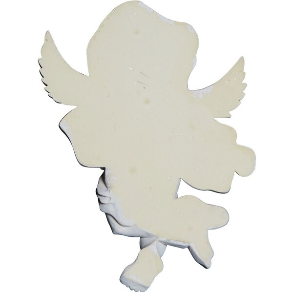 Ekena Millwork 9 1/4"W x 13 3/8"H x 4"P Classic Angel Onlay, Left - ONL09X13X04AN-L