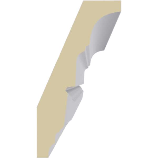 Ekena Millwork 3 1/2"H x 1 7/8"P x 4"F x 94 1/2"L Sequential Crown Moulding - MLD03X01X04SQ