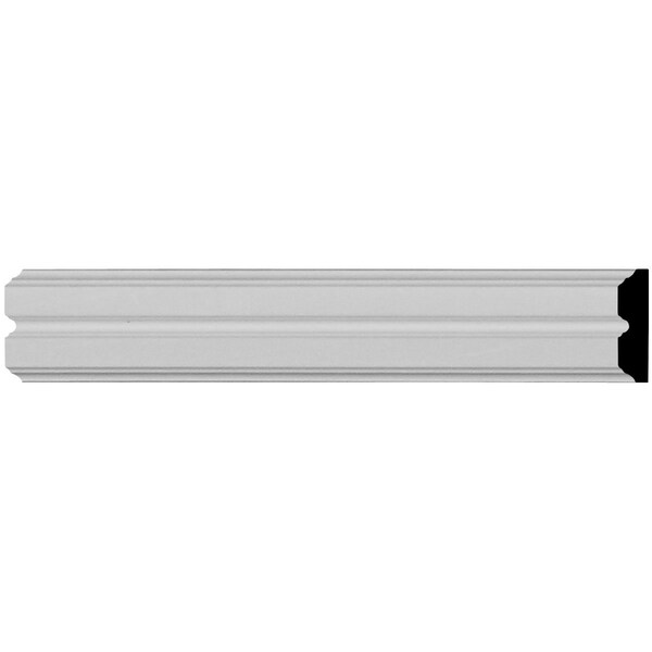 Ekena Millwork SAMPLE - 2"H x 5/8"P x 12"L Hillsborough Chair Rail - SAMPLE-CHA02X01HI