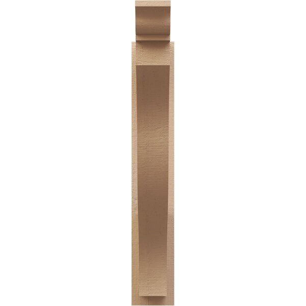 Ekena Millwork 5 1/2-in W x 28-in D x 34-in H Funston Trad Rough Cedar Woodgrain TimberThane Outlooker, Primed Tan - OUTUR055X28X34FST04RCPR