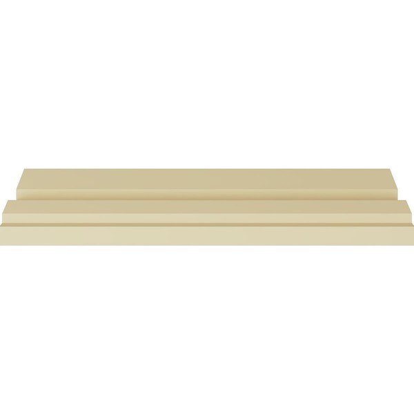 Ekena Millwork 3 1/2"H x 3 1/2"P x 5"F x 94 1/2"L Sussex Egg & Dart Crown Moulding - MLD03X03X05SU