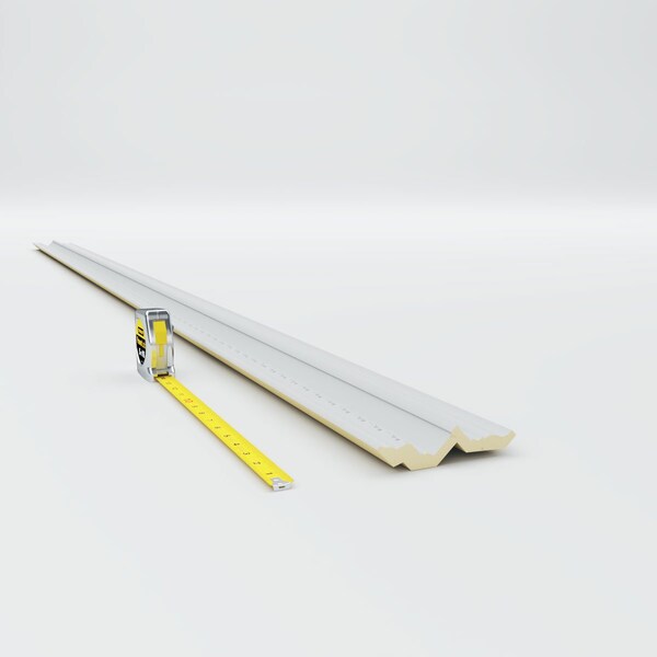 Ekena Millwork 3 1/2"H x 3 1/2"P x 5"F x 94 1/2"L Sussex Egg & Dart Crown Moulding - MLD03X03X05SU
