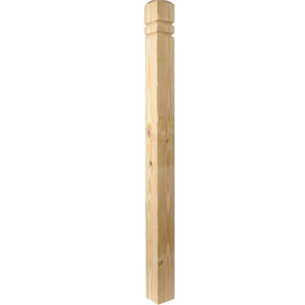 Vortex 4 x 4 x 54 in. Double V-Groove Newel Post - VO2630082