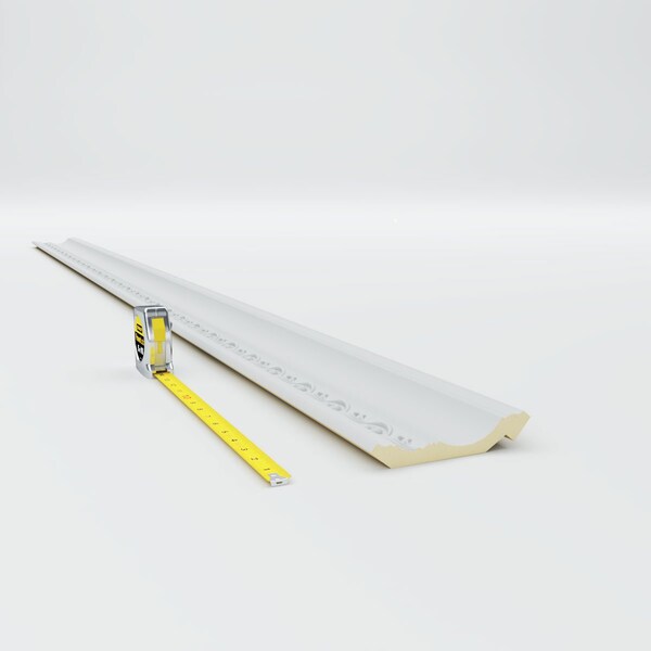 Ekena Millwork 4 1/4"H x 4"P x 5 3/4"F x 94 1/2"L, (3 7/8" Repeat), Loera Crown Moulding - MLD04X04X05LO