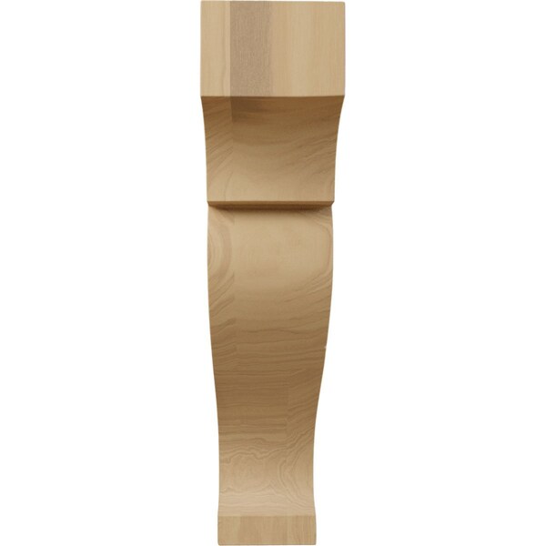 Ekena Millwork 1 3/4"W x 5"D x 8"H Mini Rockport Wood Corbel, Cherry - CORW02X05X08RKCH