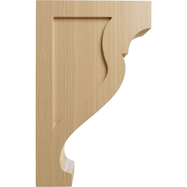 Ekena Millwork 1 3/4"W x 5"D x 8"H Mini Rockport Wood Corbel, Cherry - CORW02X05X08RKCH