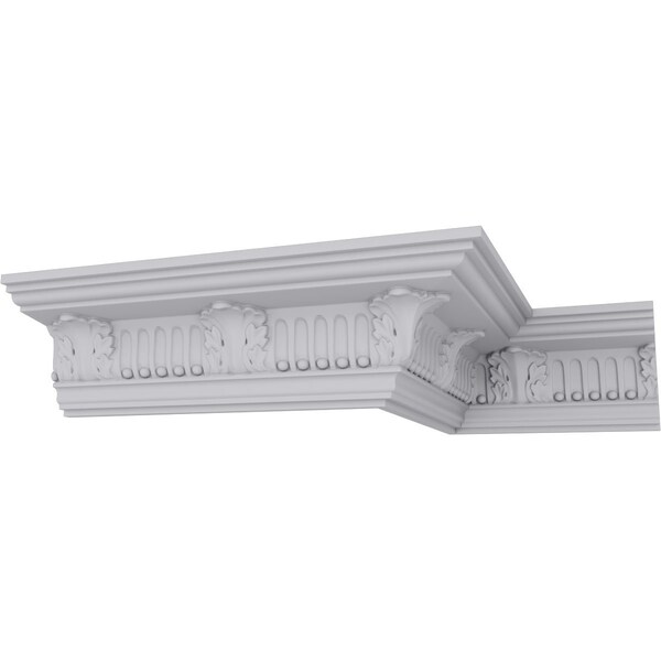 Ekena Millwork 3 1/4"H x 3 1/8"P x 4 3/8"F x 94 1/2"L, (4 5/8" Repeat), Colton Crown Moulding - MLD03X03X04CO
