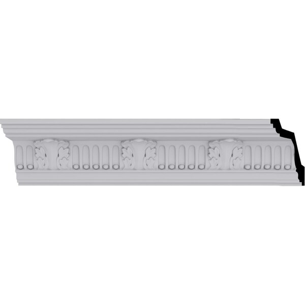 Ekena Millwork 3 1/4"H x 3 1/8"P x 4 3/8"F x 94 1/2"L, (4 5/8" Repeat), Colton Crown Moulding - MLD03X03X04CO