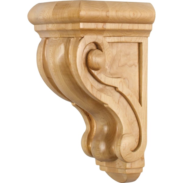 Hardware Resources 4-1/2" Wx5-3/4"Dx9-3/4"H Alder Scrolled Corbel - CORQ-1ALD