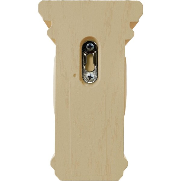 Ekena Millwork 3 1/2"W x 3 3/4"D x 6"H Mini Woodruff Wood Corbel, Maple - CORW03X03X06WFMA