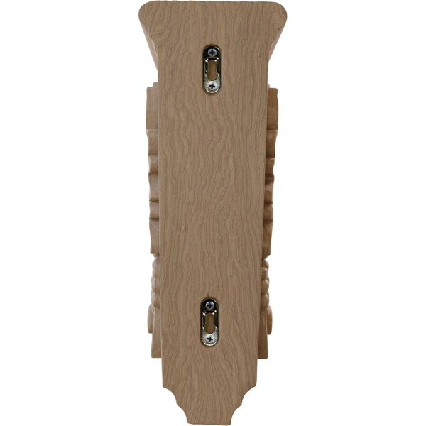 Ekena Millwork 5"W x 7"D x 14"H Large Grape Corbel, Mahogany - CORW05X07X14GRGM
