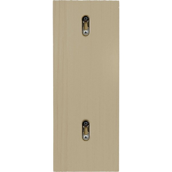 Ekena Millwork 5 1/2"W x 7"D x 14"H Diane Recessed Wood Corbel, Rubberwood - CORW06X07X14DIRW