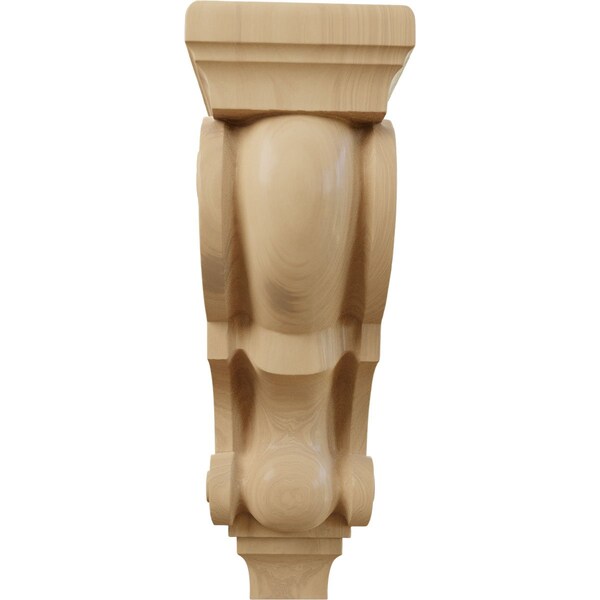 Ekena Millwork 6"W x 7 1/2"D x 18"H Extra Large Traditional Wood Corbel, Cherry - CORW06X08X18TRCH