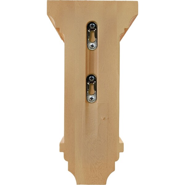 Ekena Millwork 5"W x 5 3/4"D x 10"H Medium Jefferson Wood Corbel, Red Oak - CORW05X05X10JERO