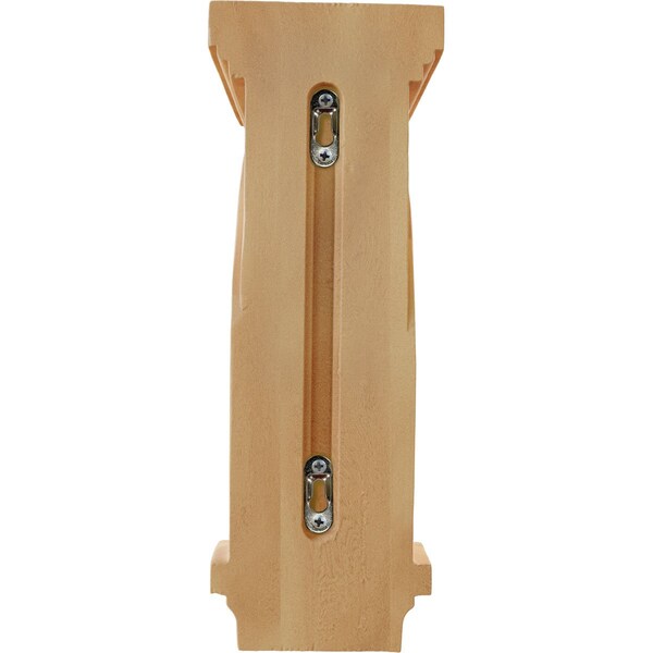 Ekena Millwork 4 1/2"W x 5 5/8"D x 12"H Scroll Corbel , Red Oak - COR04X05X12SCRO