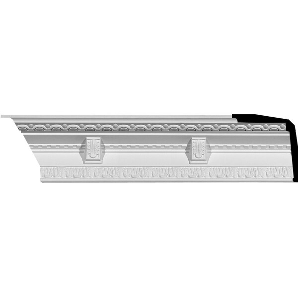 Ekena Millwork SAMPLE - 3 3/4"H x 3 1/2"P x 5 1/8"F x 12"L Granada Traditional Crown Moulding - SAMPLE-MLD04X03X05GR