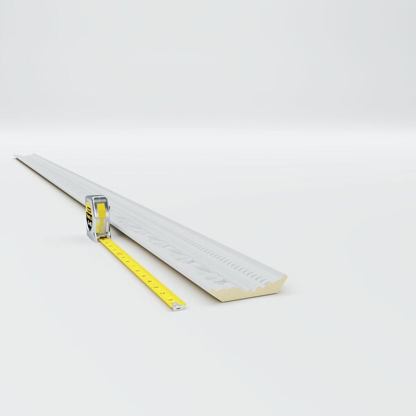 Ekena Millwork 3 1/4"H x 2 3/4"P x 4 3/8"F x 94 1/2"L Traditional Egg & Dart with Beads Crown Moulding - MLD03X02X04TR