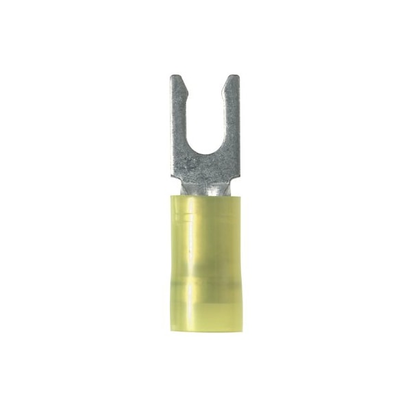 Terminal de horquilla con seguro Panduit, aislado con nylon, 12 -, PN10-10LF-D, Paquete de 500 - PN10-10LF-D