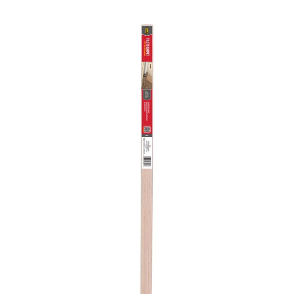 M-D Building Products Hardwood, Unfinished, 72 in L, 1.5 in W - 48931