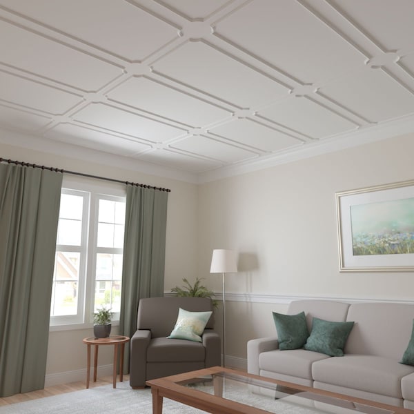Ekena Millwork 24-in. W x 48-in. H Large Classic Panel Moulding Kit Single Panel - PMLKLCL24X48A