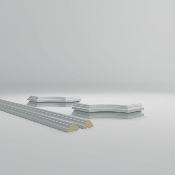 Ekena Millwork 24-in. W x 48-in. H Large Classic Panel Moulding Kit Single Panel - PMLKLCL24X48A