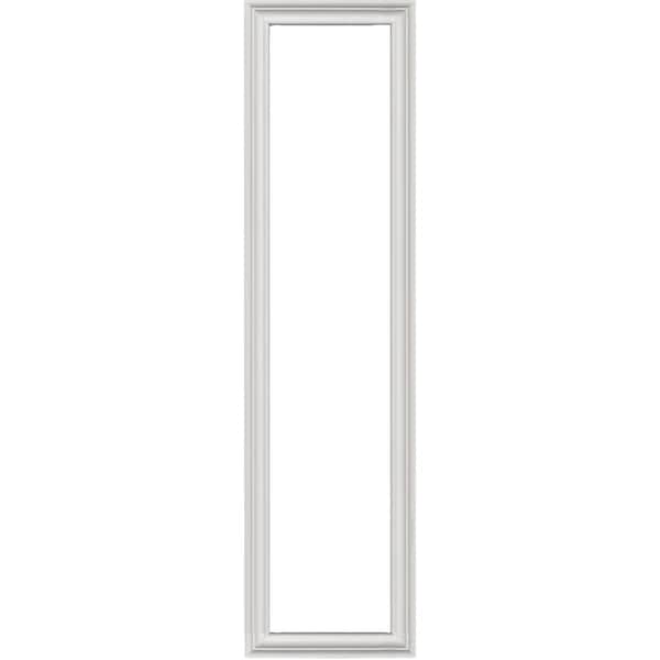 Ekena Millwork Panel Moulding Frame, 34 in H, 8-5/8 in W, Factory Primed - PML09X34ST