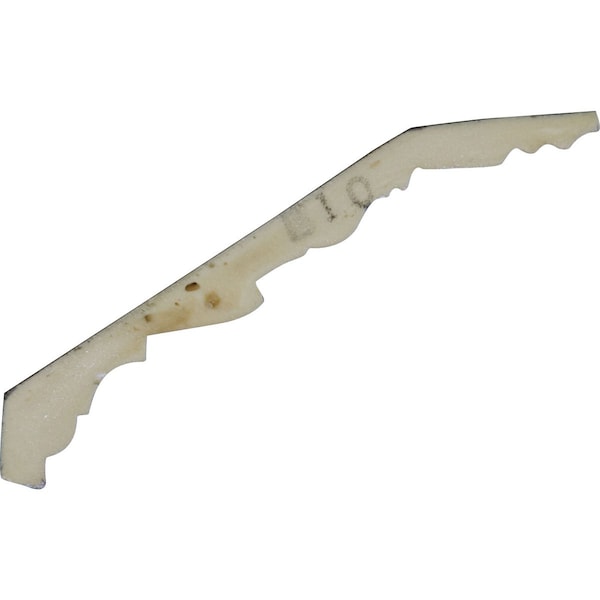 Ekena Millwork SAMPLE - 4 3/4"H x 2 3/4"P x 5 3/8"F x 12"L, (2 1/4" Repeat) Nadia Crown Moulding - SAMPLE-MLD05X03X05NA