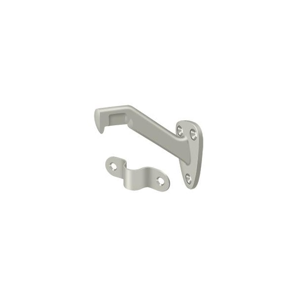Deltana Hand Rail Brackets, 3-5/16" Projection Satin Nickel - HRB325U15