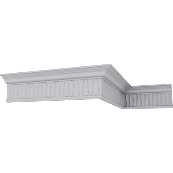 Ekena Millwork 5 5/8"H x 3"P x 6 1/4"F x 94 1/2"L Naomi Crown Moulding - MLD06X03X06NA