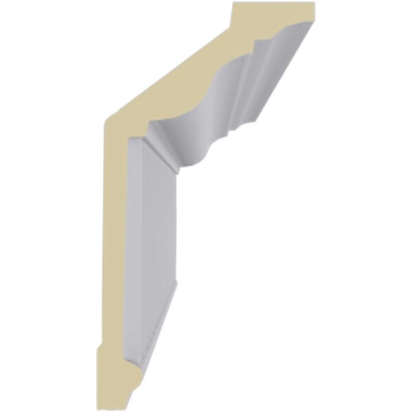 Ekena Millwork 5 5/8"H x 3"P x 6 1/4"F x 94 1/2"L Naomi Crown Moulding - MLD06X03X06NA
