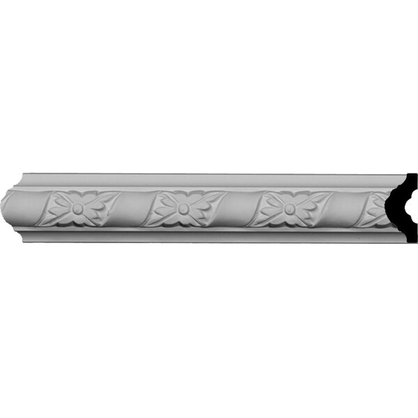 Ekena Millwork 1 5/8"H x 3/4"P x 94 1/2"L, (2 3/8" Repeat), Kendall Panel Moulding - PML01X00KD