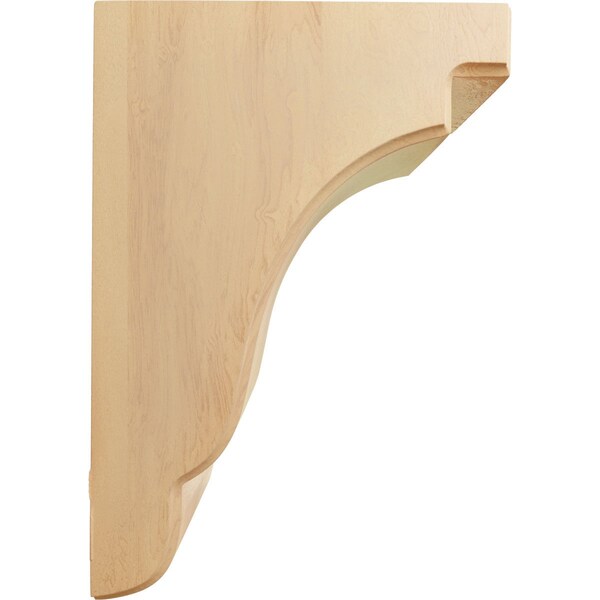 Ekena Millwork 5 1/4"W x 7 1/4"D x 9 1/2"H Bedford Bracket, Red Oak - BKTW05X07X10BERO