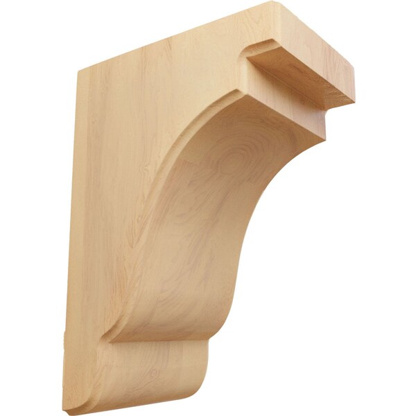 Ekena Millwork 5 1/4"W x 7 1/4"D x 9 1/2"H Bedford Bracket, Red Oak - BKTW05X07X10BERO