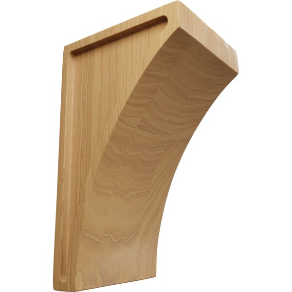 Ekena Millwork 3"W x 3 1/2"D x 6"H Small Lawson Wood Corbel, Cherry - CORW03X03X06LWCH