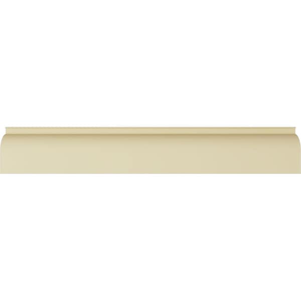 Ekena Millwork 5 5/8"H x 2 1/4"P x 6"F x 94 1/2"L, (2 1/8" Repeat), Bedford Crown Moulding - MLD05X02X06BE