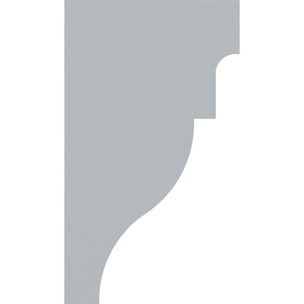 Ekena Millwork 3 1/2"W x 4"D x 7"H Wigan Bracket - BKT03X04X07WG