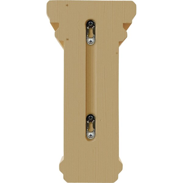 Ekena Millwork 6"W x 6 3/4"D x 12"H Large Woodruff Wood Corbel, Alder - CORW06X06X12WFAL