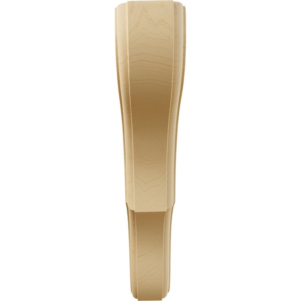 Ekena Millwork 1 3/4"W x 10"D x 10"H Stratford Wood Bracket, Alder - BKTW02X10X10STAL