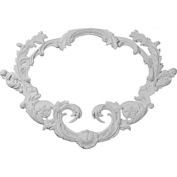 Ekena Millwork 26"W x 16 1/2"H x 1"P Turin Center Onlay - ONL26X16X01TU