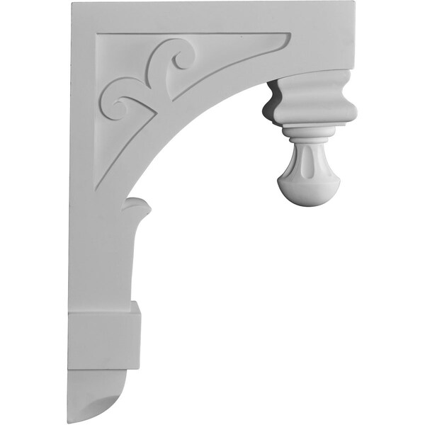 Ekena Millwork 5 3/4"W x 20 1/8"D x 30"H Aberdeen Corbel - COR06X20X30AB