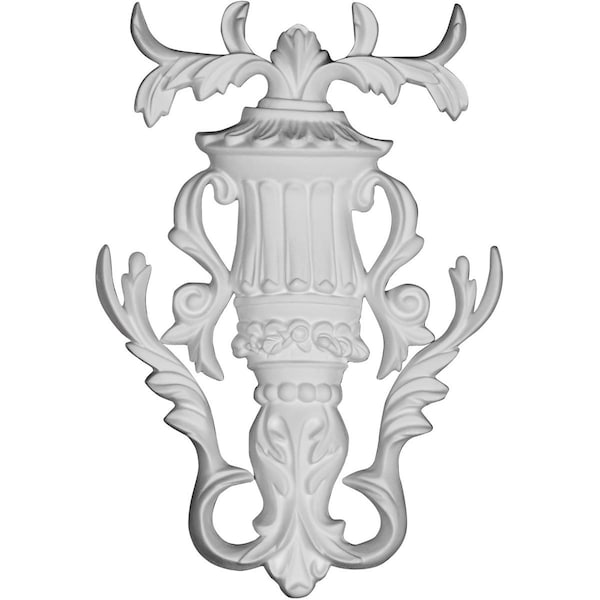 Ekena Millwork 6 3/4"W x 8 3/4"H x 1 1/4"P Urn Onlay - ONL07X09X01UR