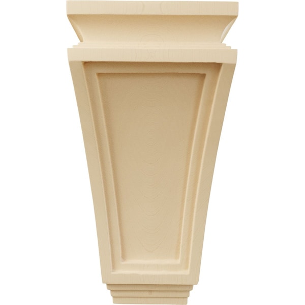 Ekena Millwork 6"W x 4 3/4"D x 12"H Arts and Crafts Corbel, Maple - COR06X04X12ARMA