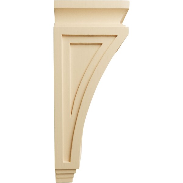 Ekena Millwork 6"W x 4 3/4"D x 12"H Arts and Crafts Corbel, Maple - COR06X04X12ARMA