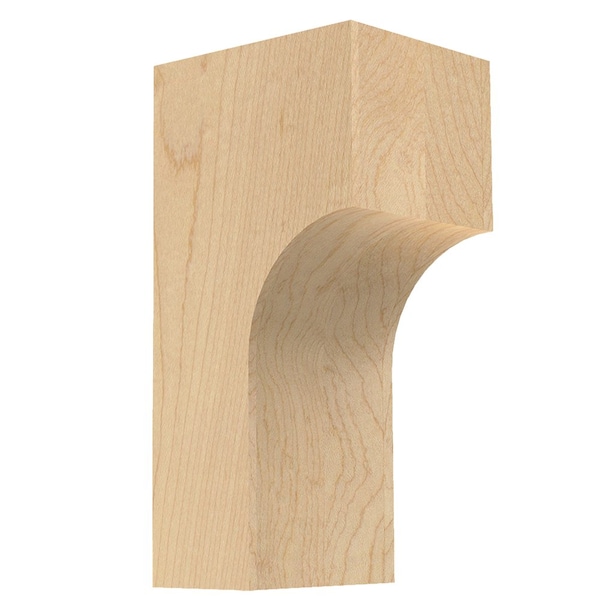 Designs Of Distinction Petite Craftsman Corbel - Paint Grade - 01608001PT1