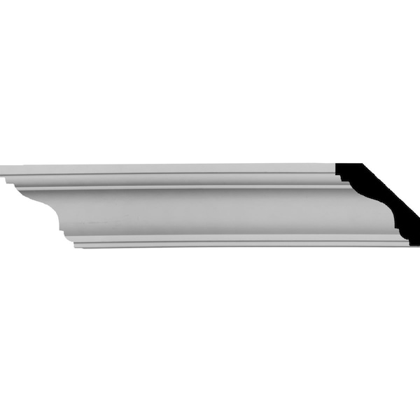 Ekena Millwork SAMPLE - 2 3/4"H x 2 3/4"P x 3 7/8"F x 12"L Orion Traditional Crown Moulding - SAMPLE-MLD02X02X03OR